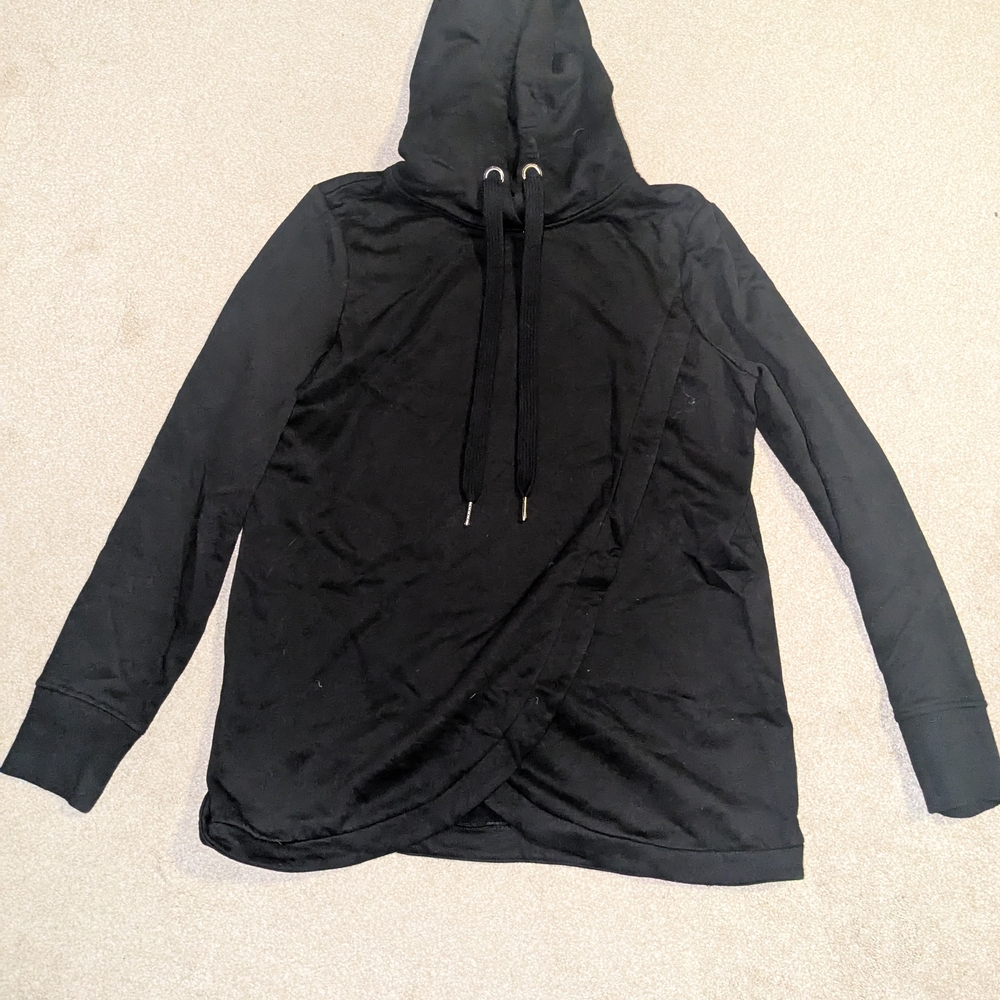 Black Hooded Sweatshirt